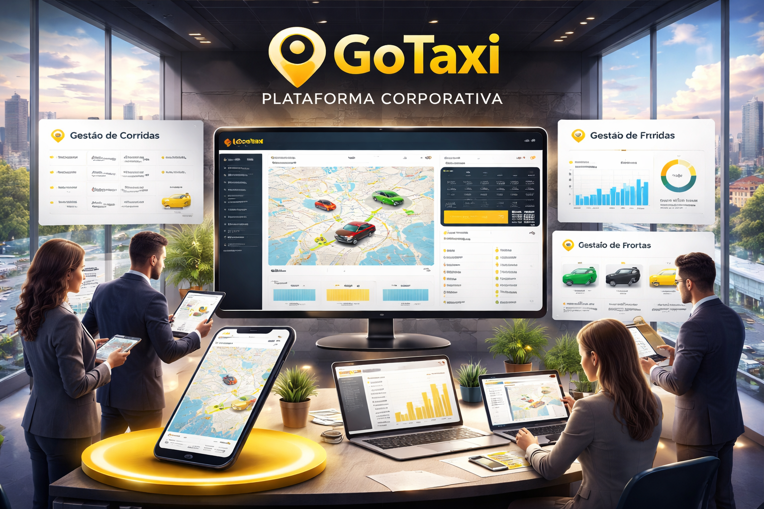GoTaxi Plataforma Corporativa